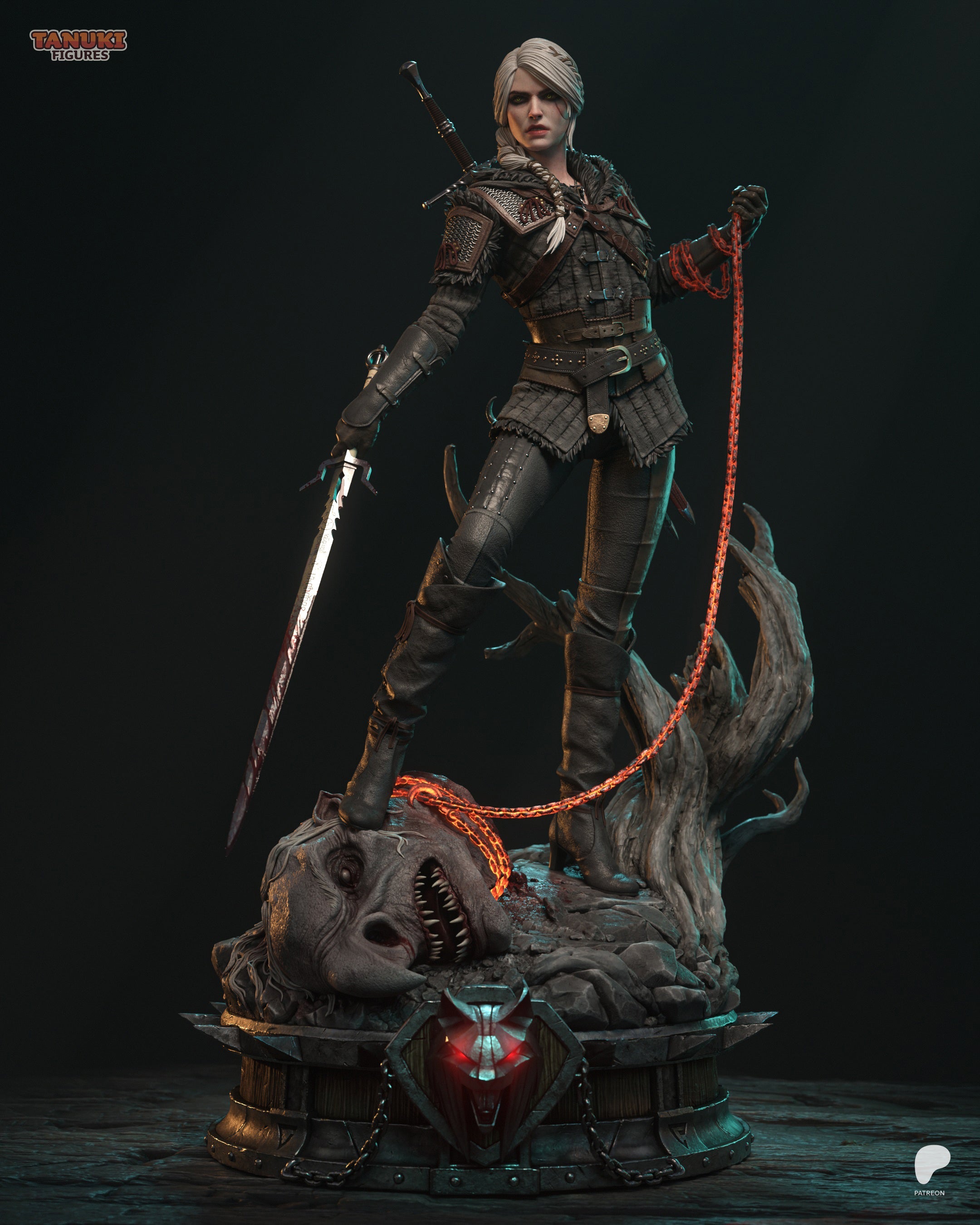 Ciri - The Witcher - 1:6 Scale, Bust