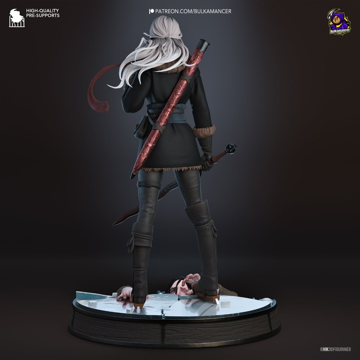 Ciri - The Witcher - 1:8 Scale Figure