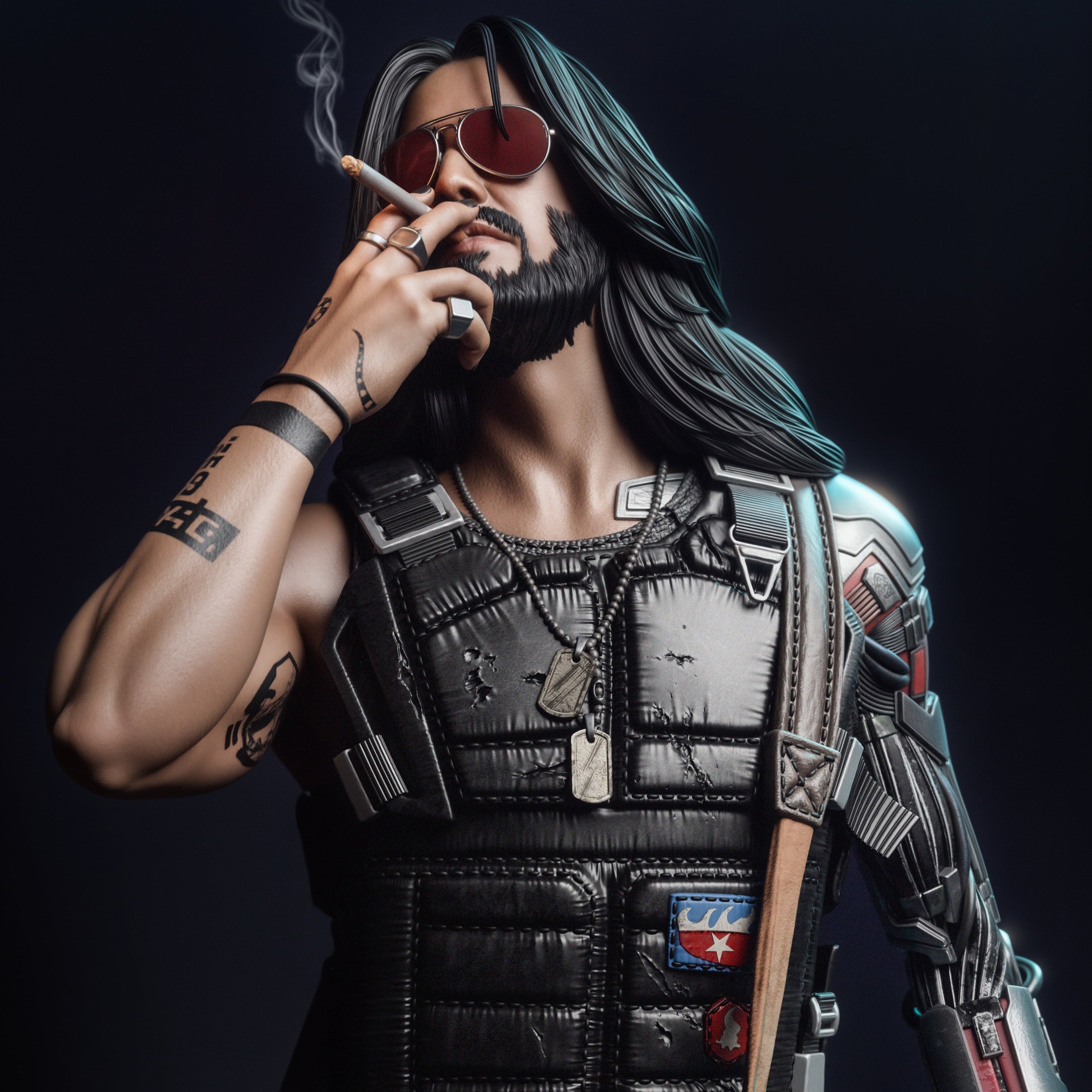 Johnny Silverhand - Cyberpunk 2077 - 1:6 & 1:9 Scale Figures