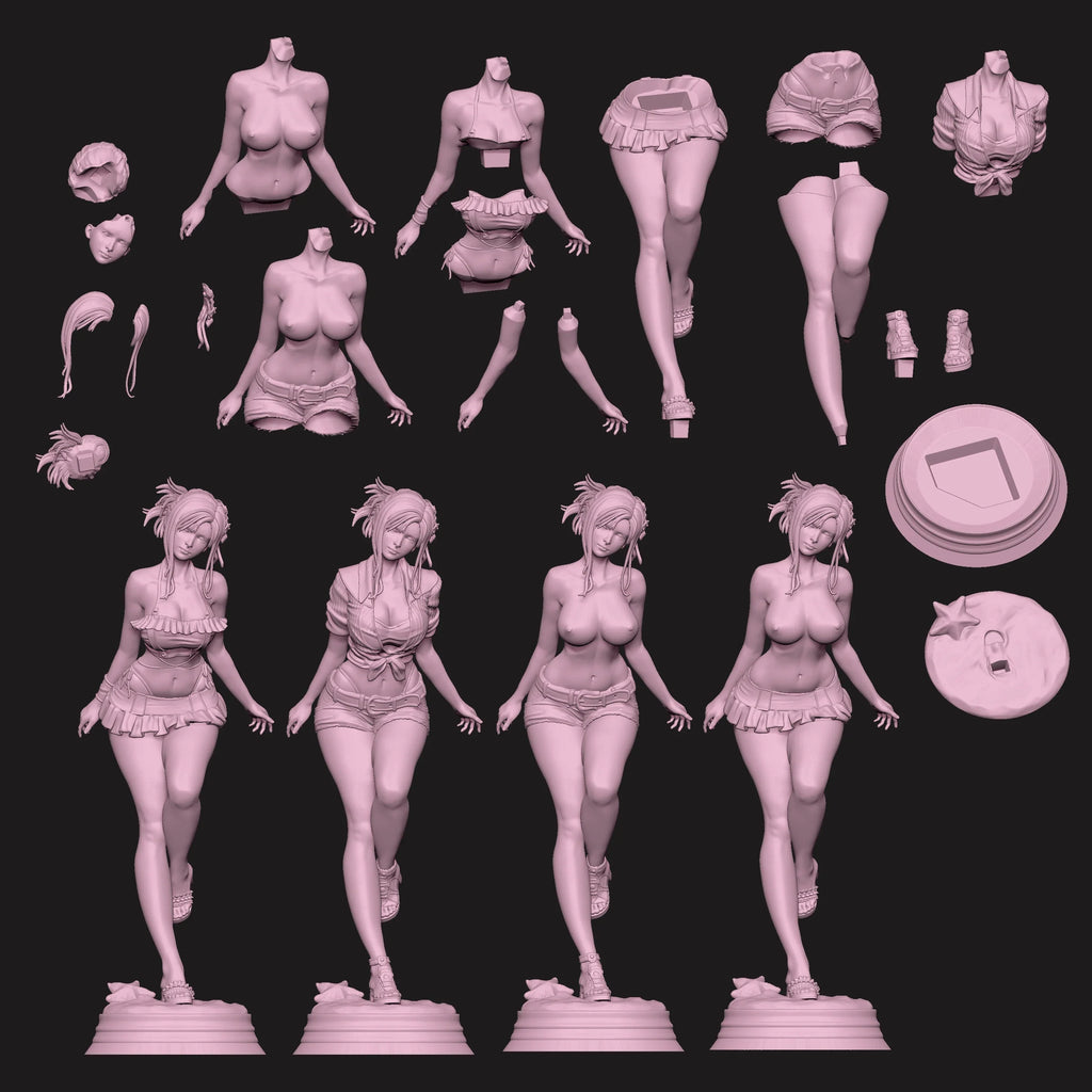 Tifa - Final Fantasy VII (SFW/NSFW 18+ Only) - 1:6 Scale