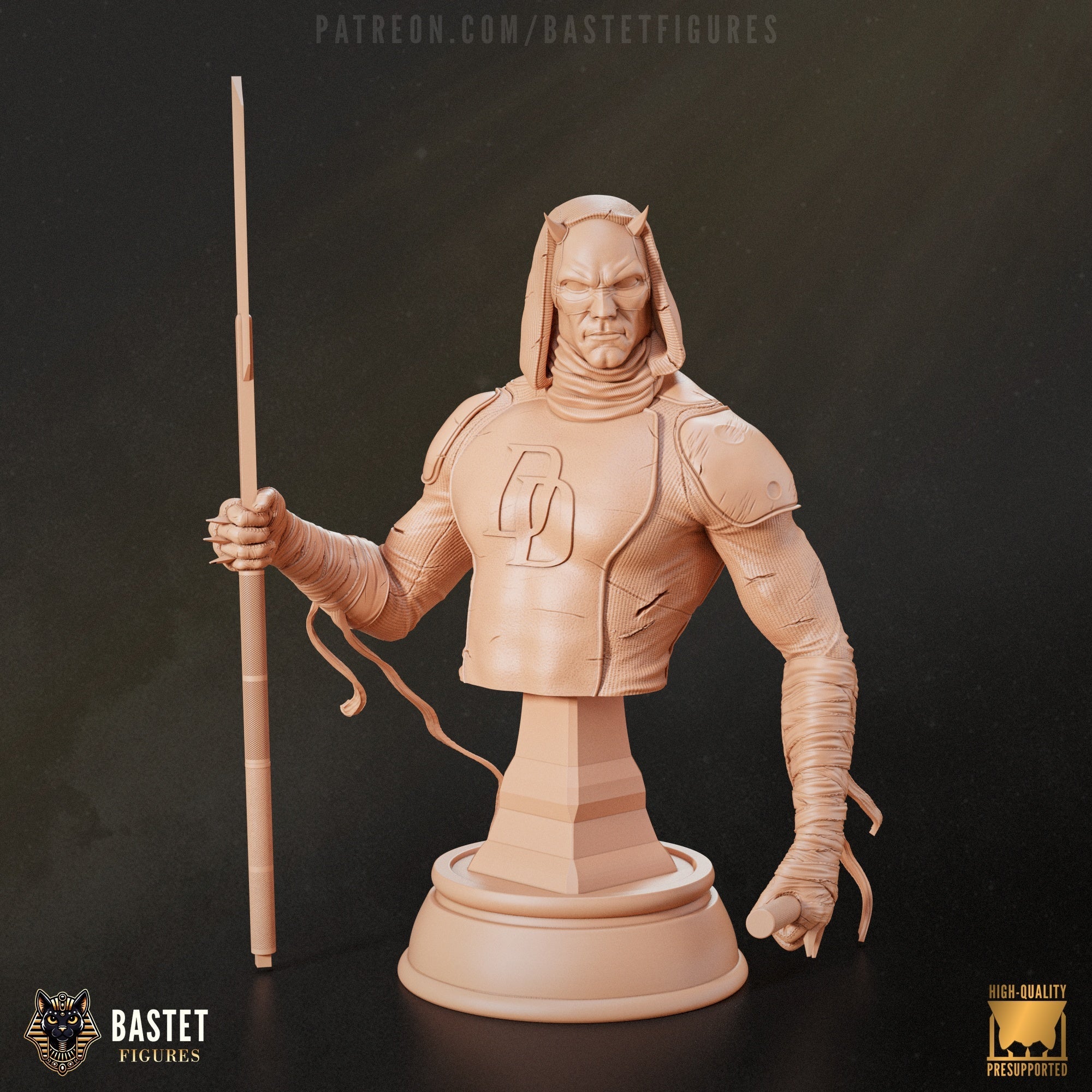 Daredevil / King Daredevil Suit  - Marvel Comics - 1:8 Scale Figure & Bust