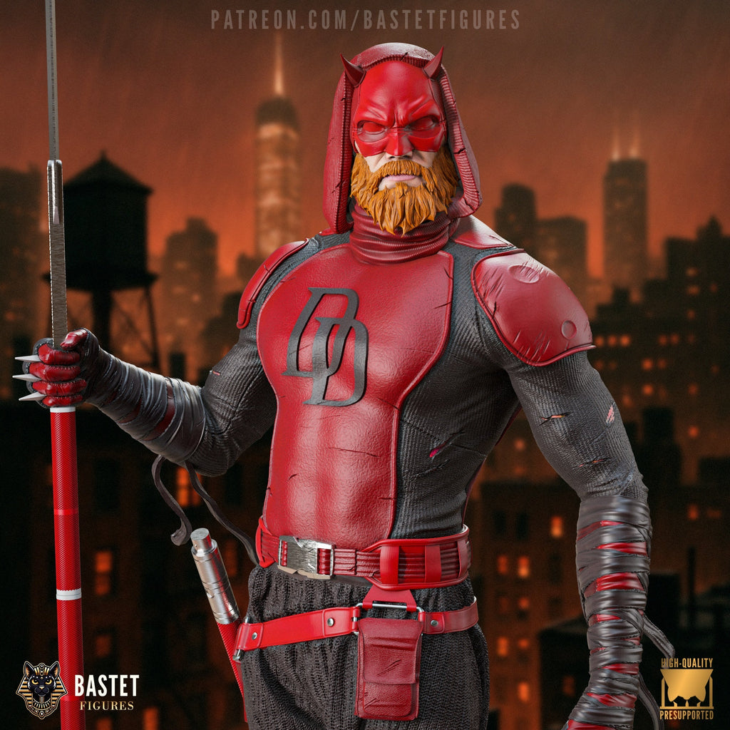 Daredevil / King Daredevil Suit  - Marvel Comics - 1:8 Scale Figure & Bust