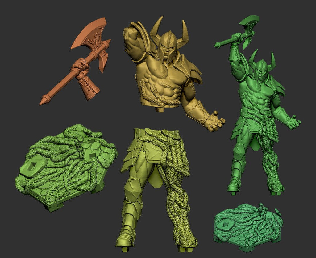Death Adder - Golden Axe Inspired Miniature