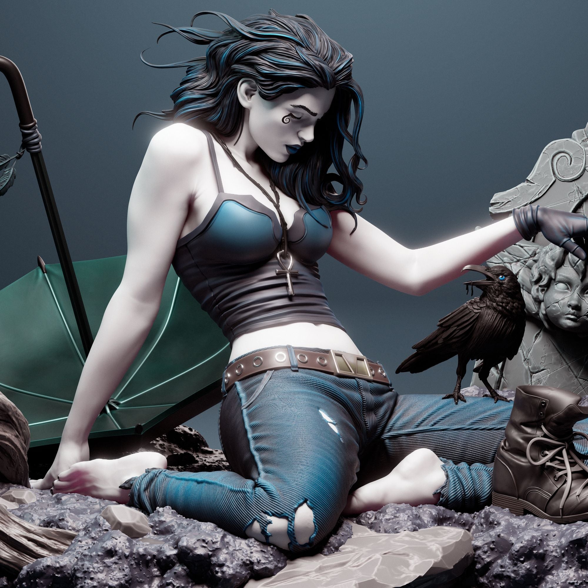 Death of the Endless - Sandman - DC Comics (SFW/NSFW 18+ Only) - 1:6, 1:9 Scale Figures & Bust