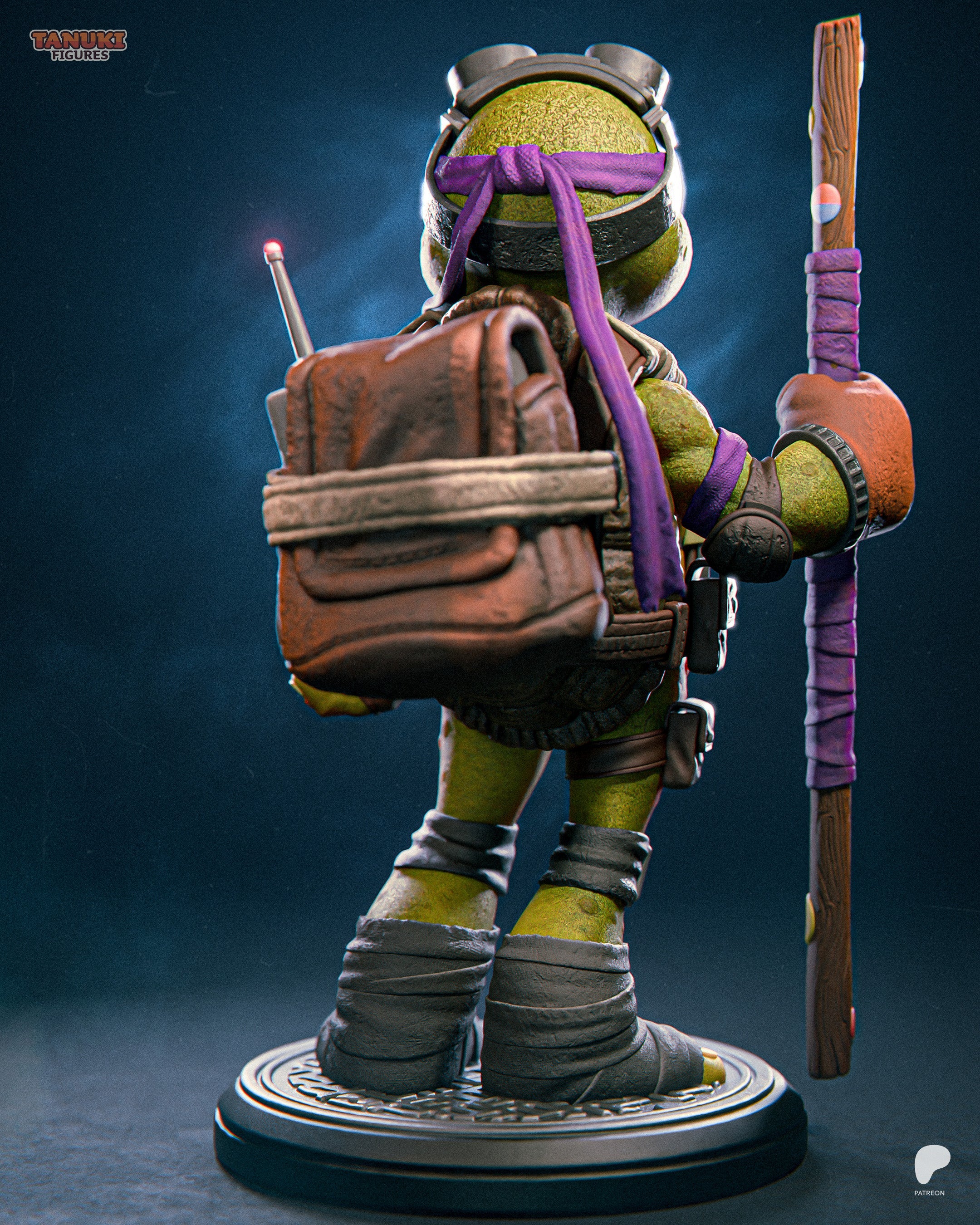 Toon Donatello - Ninja Turtles - 1:12 Scale