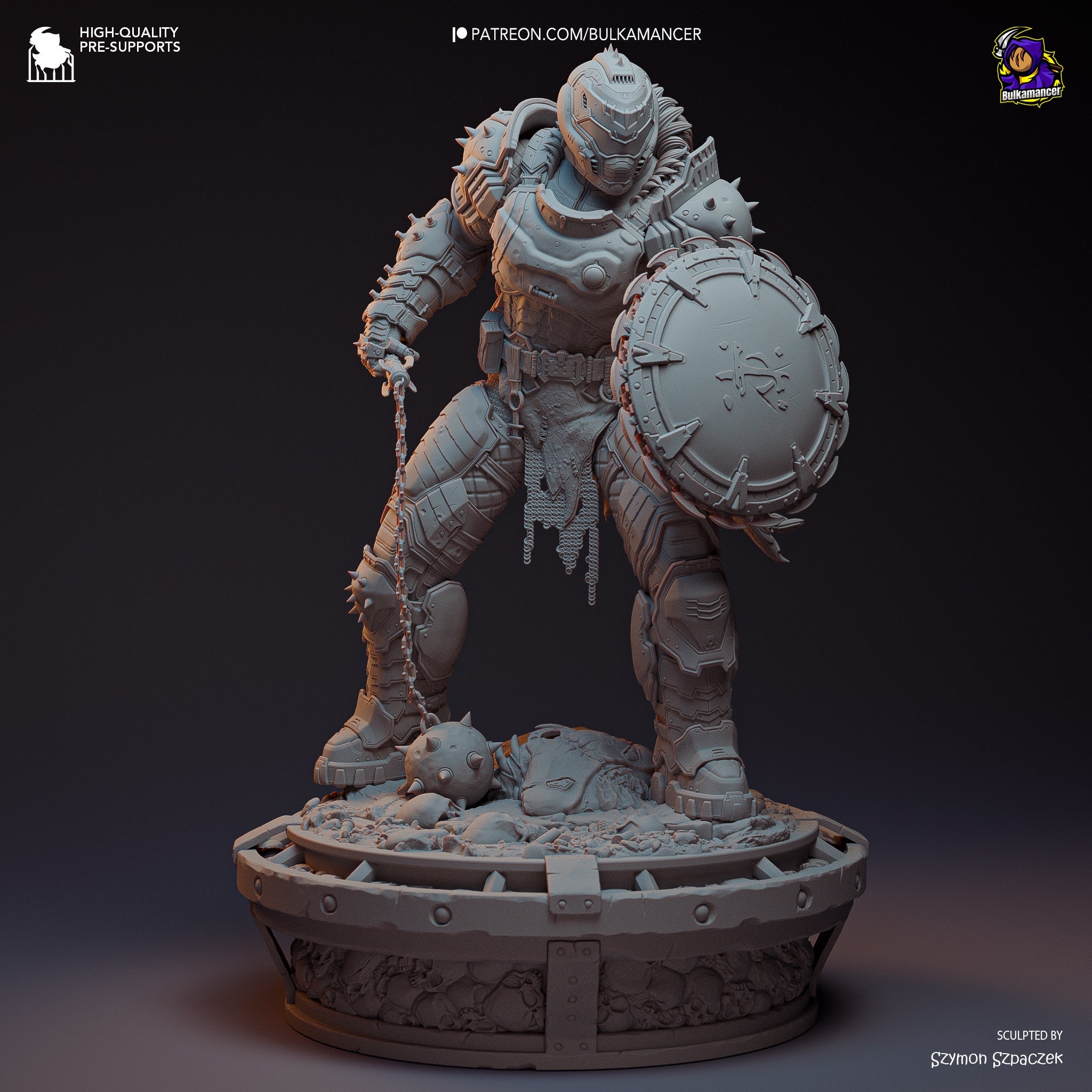 Doom Slayer - Doom: The Dark Ages - 1:8 Scale Figure