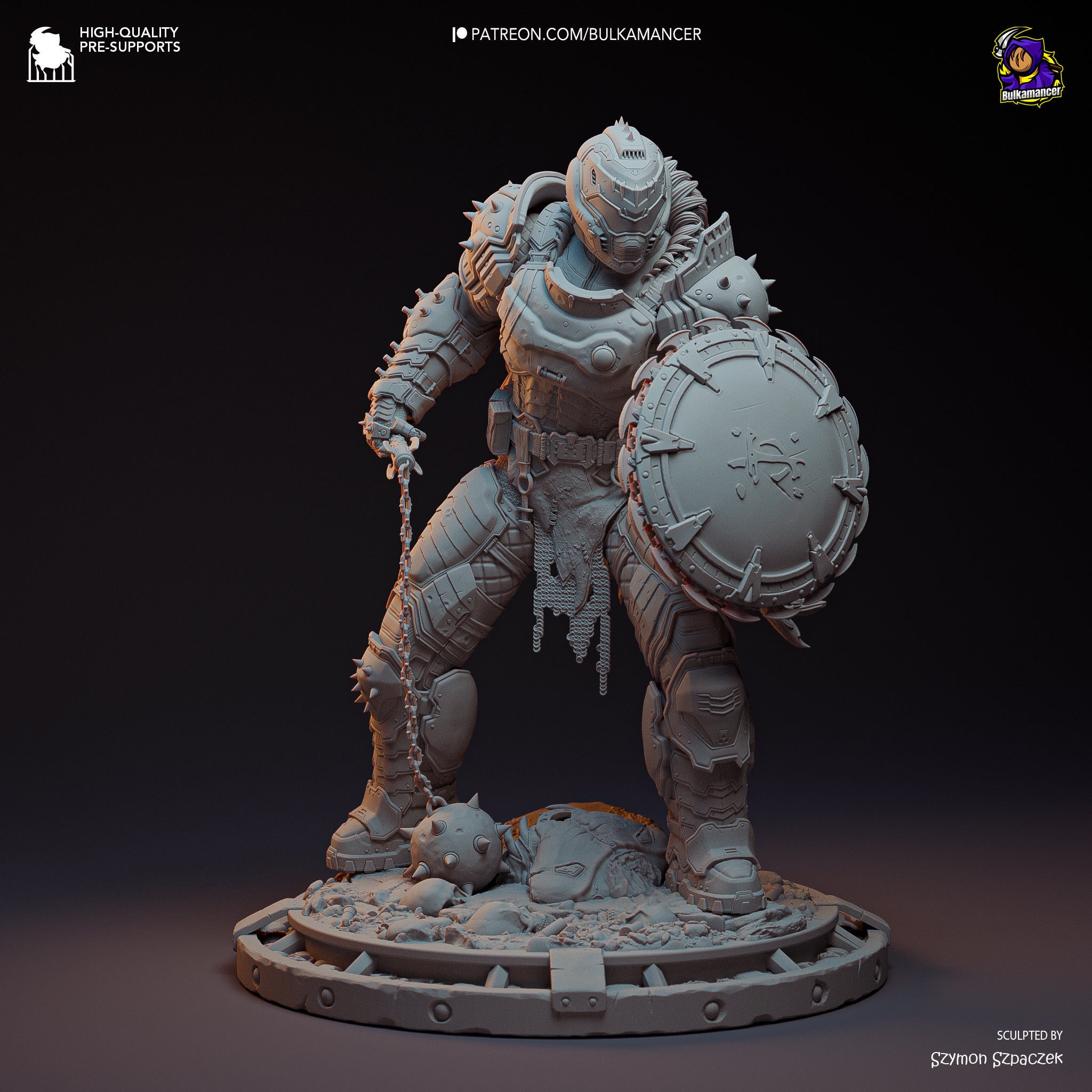 Doom Slayer - Doom: The Dark Ages - 1:8 Scale Figure