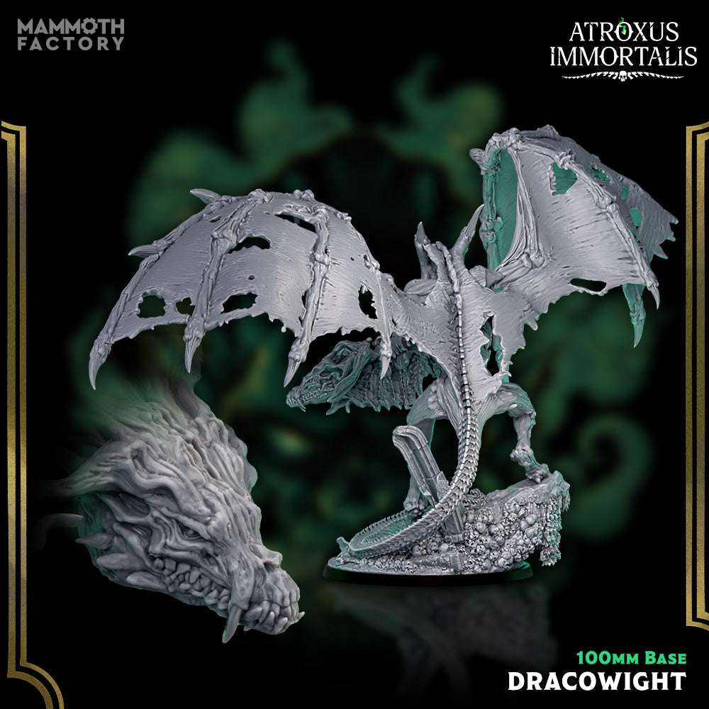 Dracowight – Atroxus Immortalis Undead Dragon Miniature