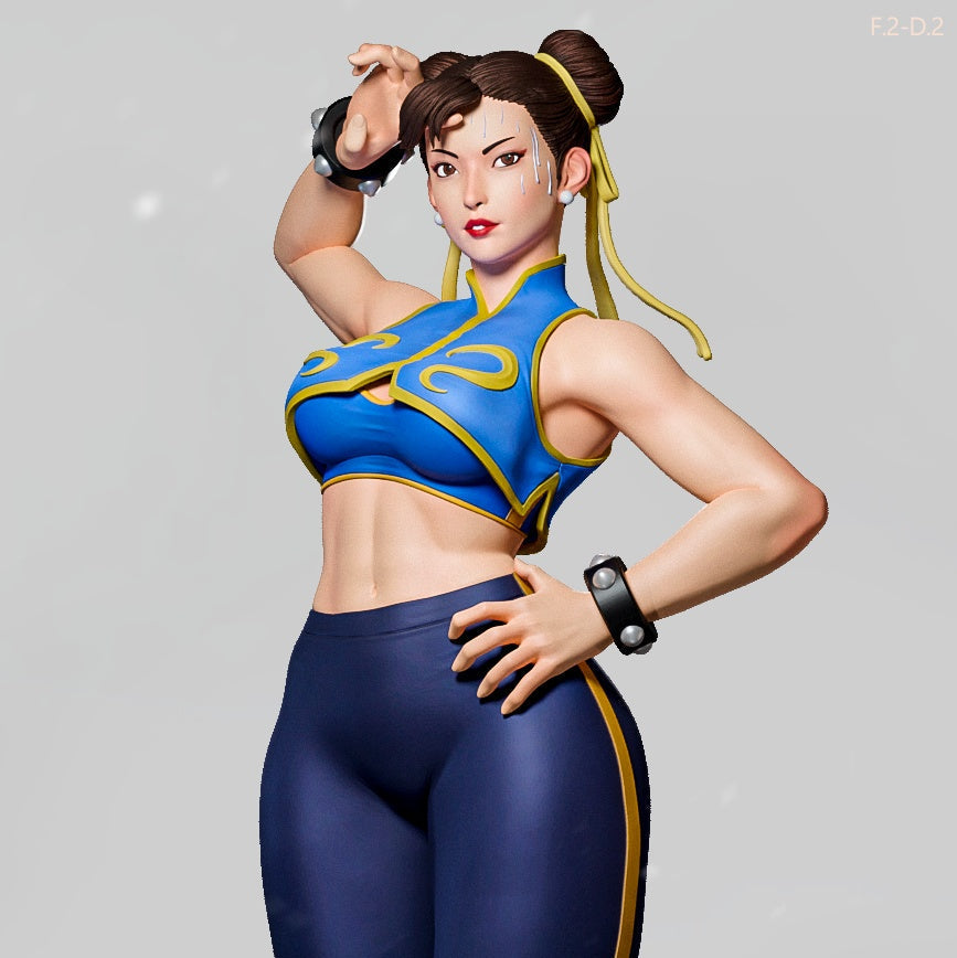 Chun-Li Pose 2 - Street Fighter (SFW/NSFW 18+ Only) - 1:6 Scale Figure