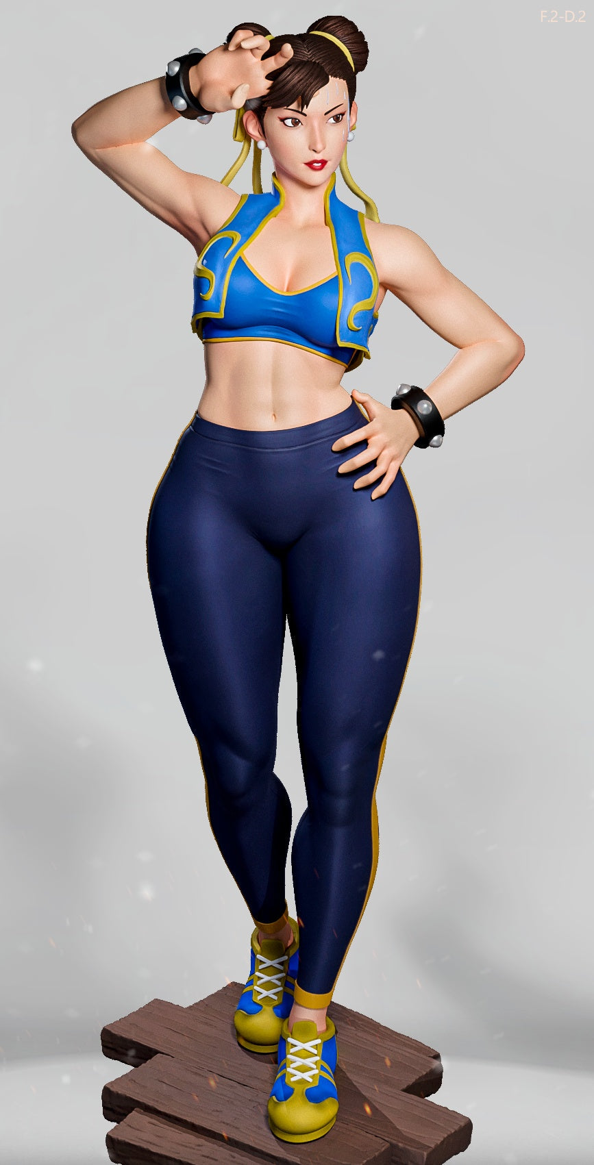 Chun-Li Pose 2 - Street Fighter (SFW/NSFW 18+ Only) - 1:6 Scale Figure
