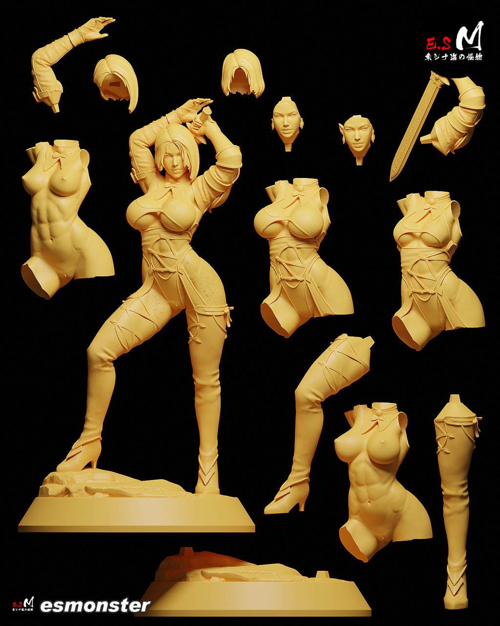 Ivy - Soulcaliber (SFW/NSFW 18+ Only) - 1:6 Scale Figure