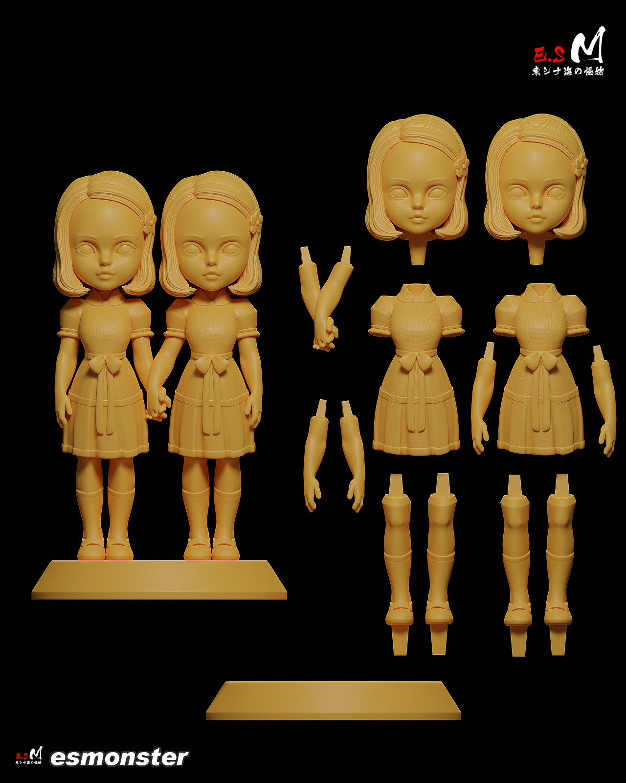 The Shining Sisters - The Shining - 1:6 scale Figure
