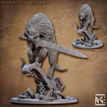 Old Wolf Fenrir - Giant Wolf Miniature