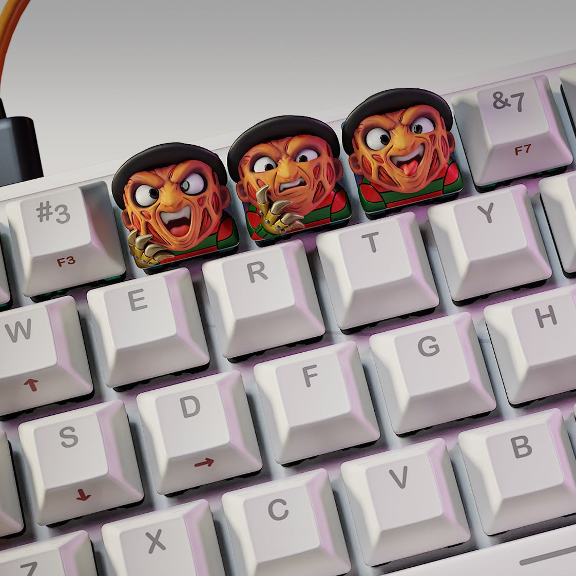 Freddy Kreuger - Halloween Style Keyboard Keycaps