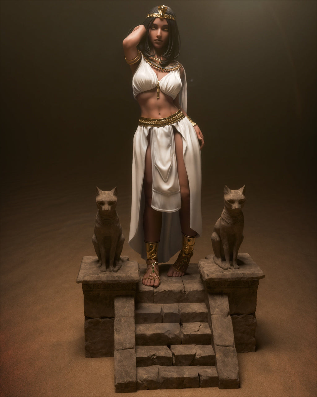 Cleopatra - Egyptian Queen (SFW/NSFW 18+ Only) -  1:6, 1:9 Scale Figures & Bust