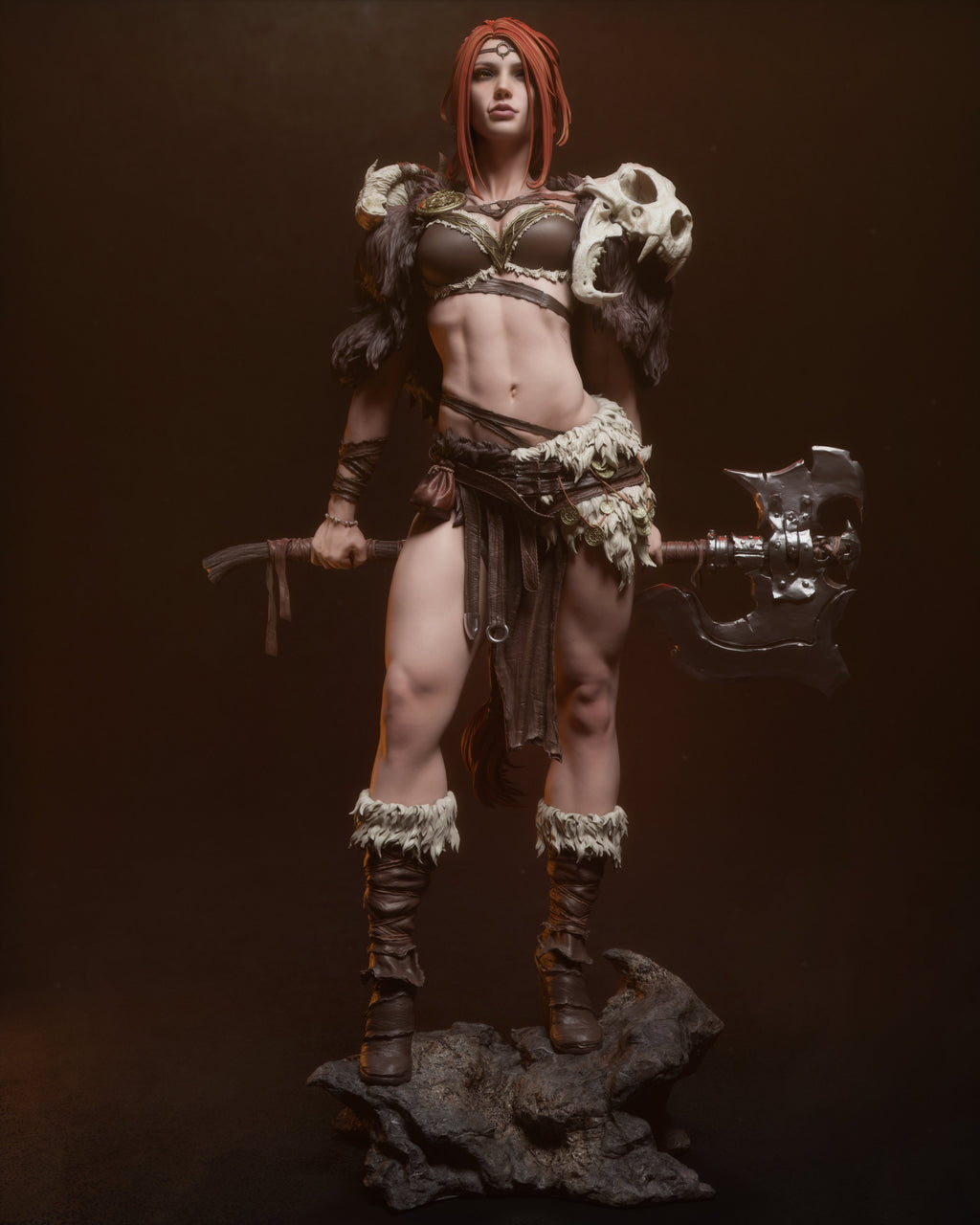 Barbarian Queen - (SFW/NSFW 18+ Only) - 1:6, 1:9 Scale Figures & Bust