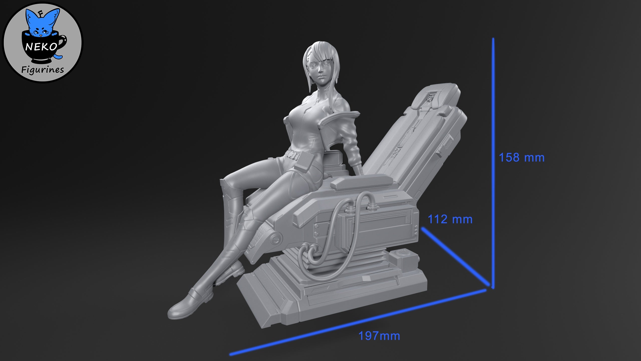 Lucy - Cyberpunk: Edgerunners - 1:10 Scale