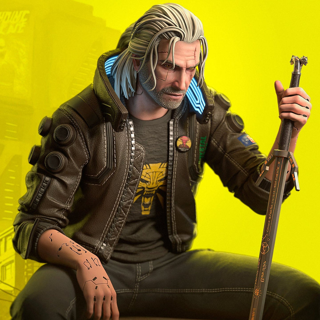 Silver Ronin (Cyberpunk Geralt) - Cyberpunk 2077 - 1:8 Scale