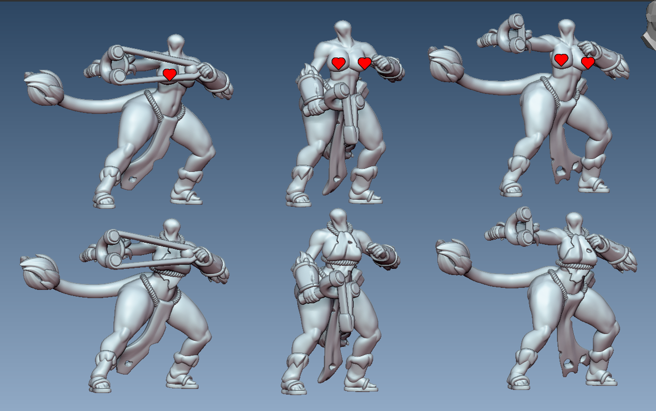 The Goblin Tribe Set 2 – (32mm scale, SFW/NSFW)