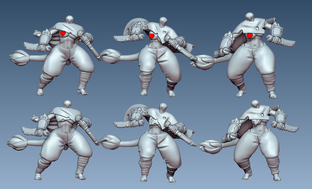 The Goblin Tribe Set 2 – (32mm scale, SFW/NSFW)