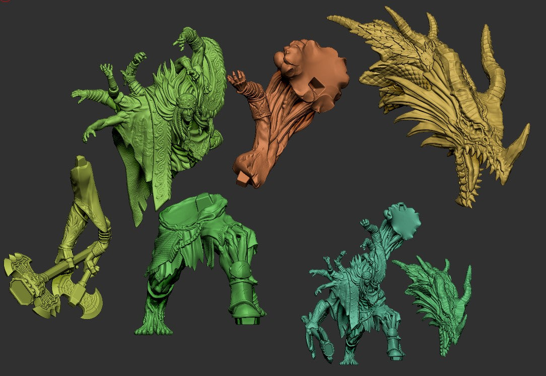 Godrick the Grafted – Elden Ring Inspired Miniature