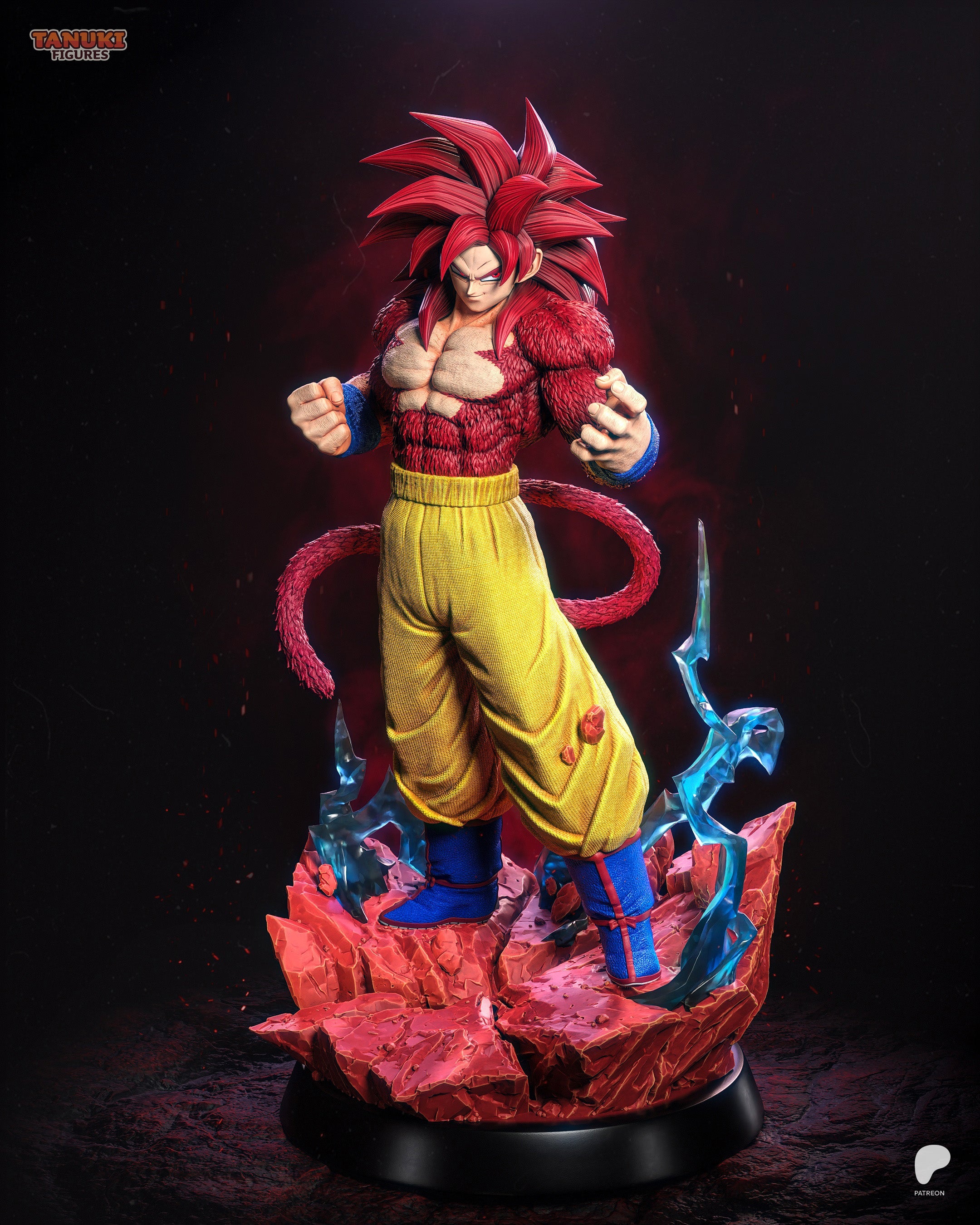 SSJ4 Goku - DBGT - 1:6 Scale, Bust