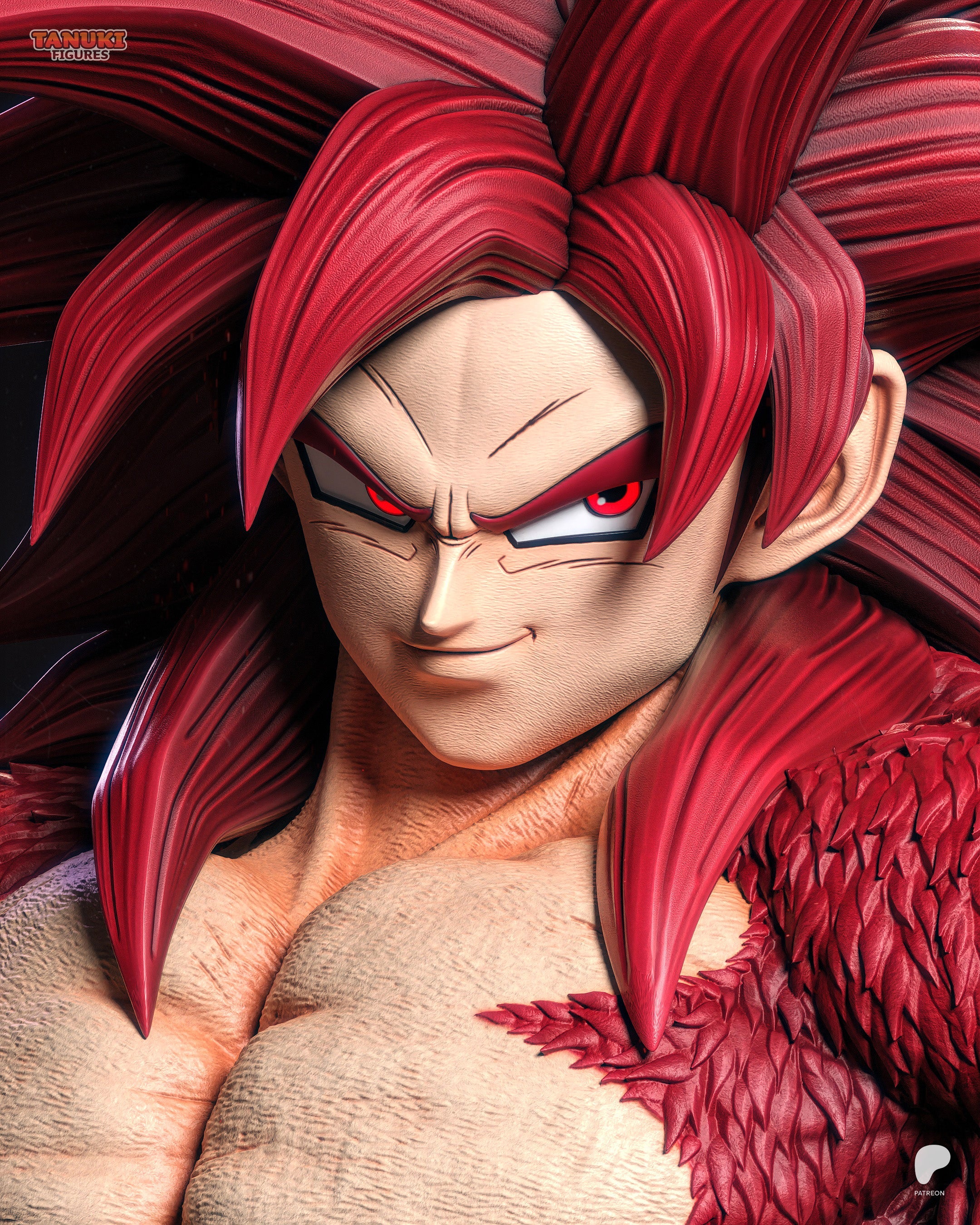 SSJ4 Goku - DBGT - 1:6 Scale, Bust