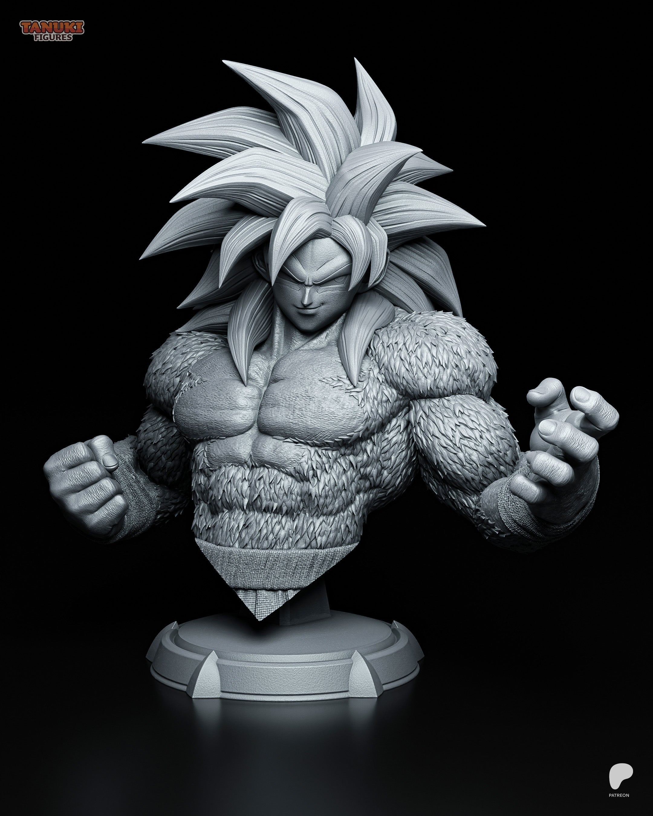 SSJ4 Goku - DBGT - 1:6 Scale, Bust