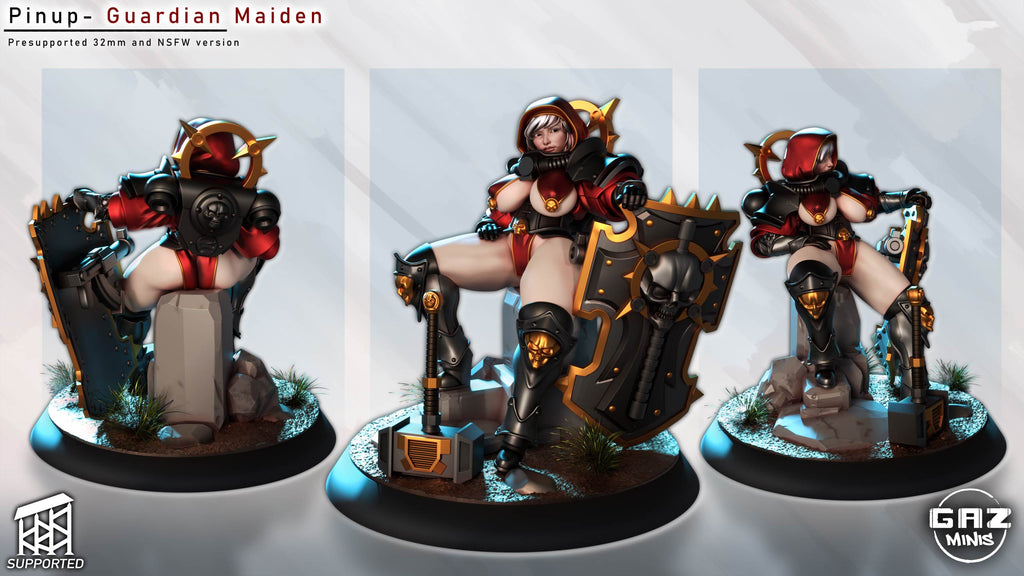 Guardian Maiden Pinup - (SFW/NSFW 18+)