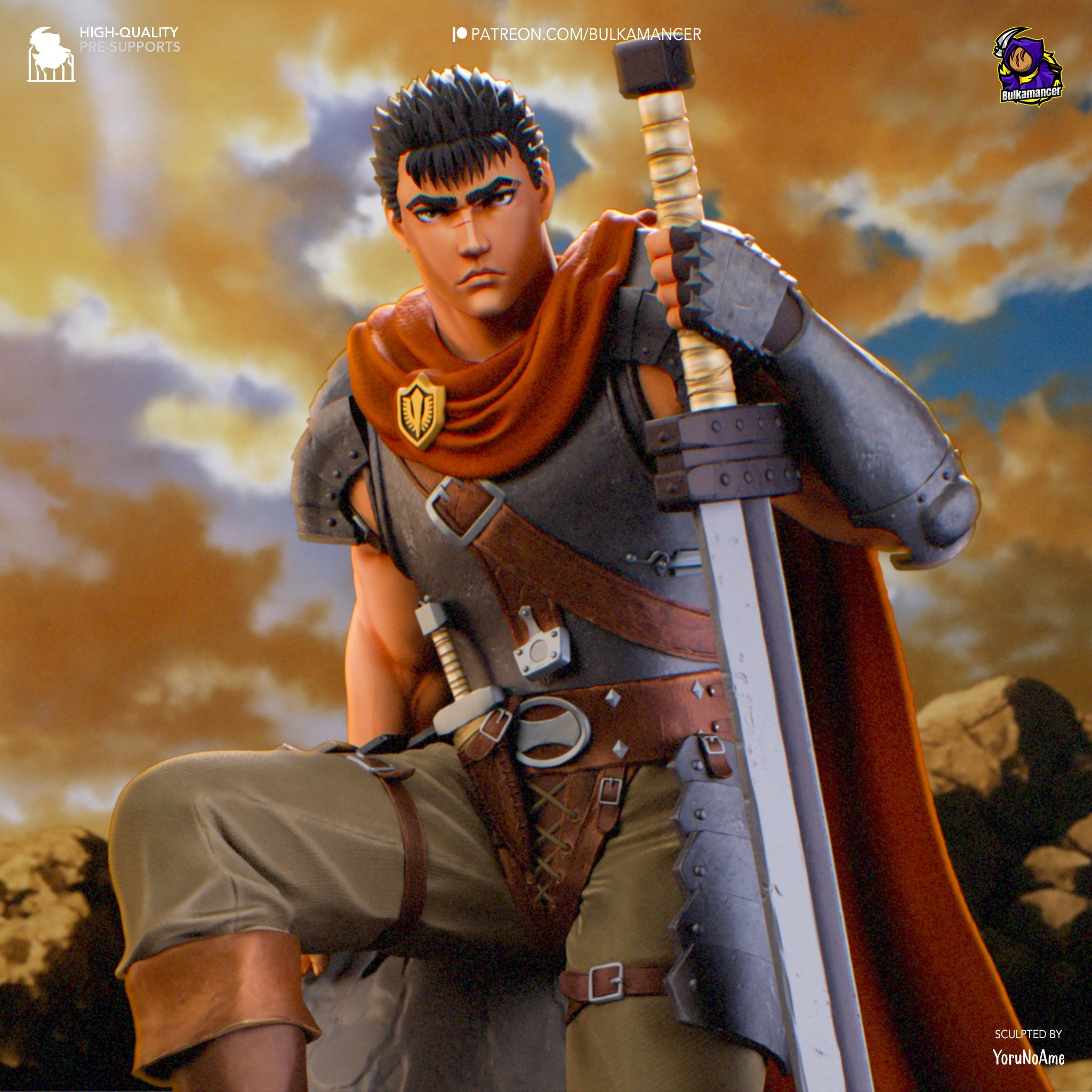 Guts - Berserk - The Golden Age Arc - 1:8 Scale Figure