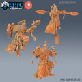 Half Dwarf Monk Miniature Set