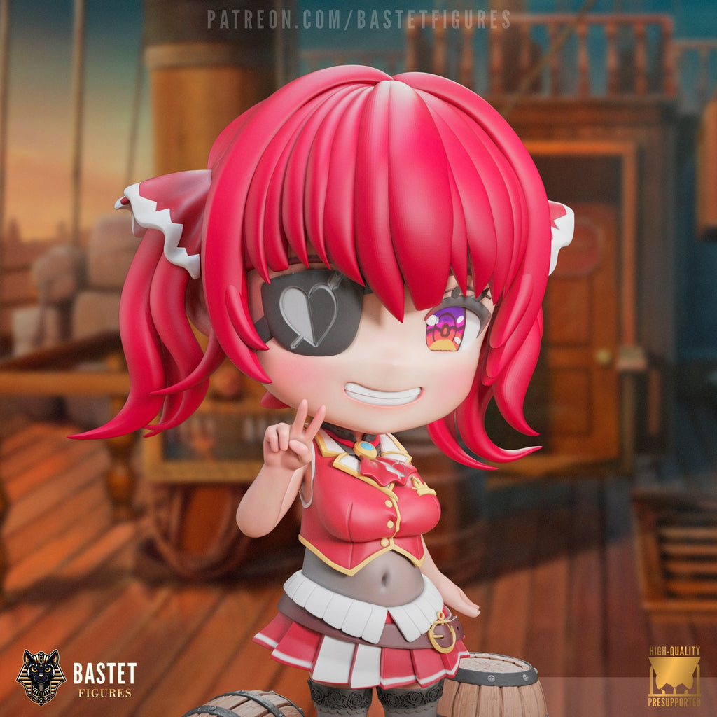 Chibi Houshou Marine - Virtual Social Media Star