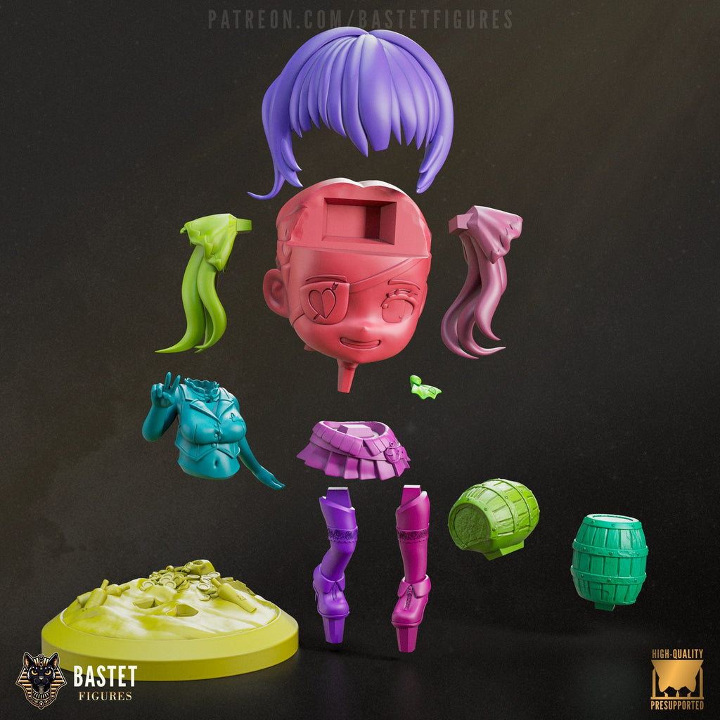 Chibi Houshou Marine - Virtual Social Media Star