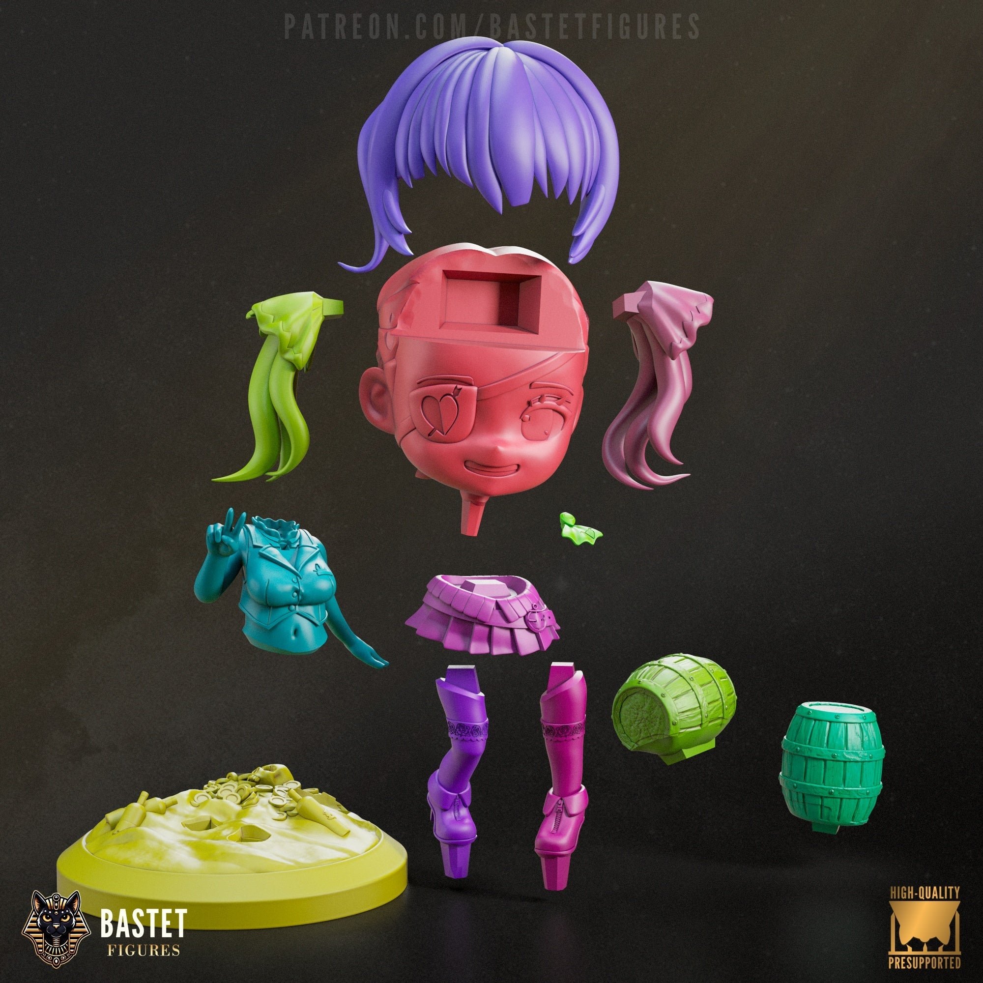 Chibi Houshou Marine - Virtual Social Media Star