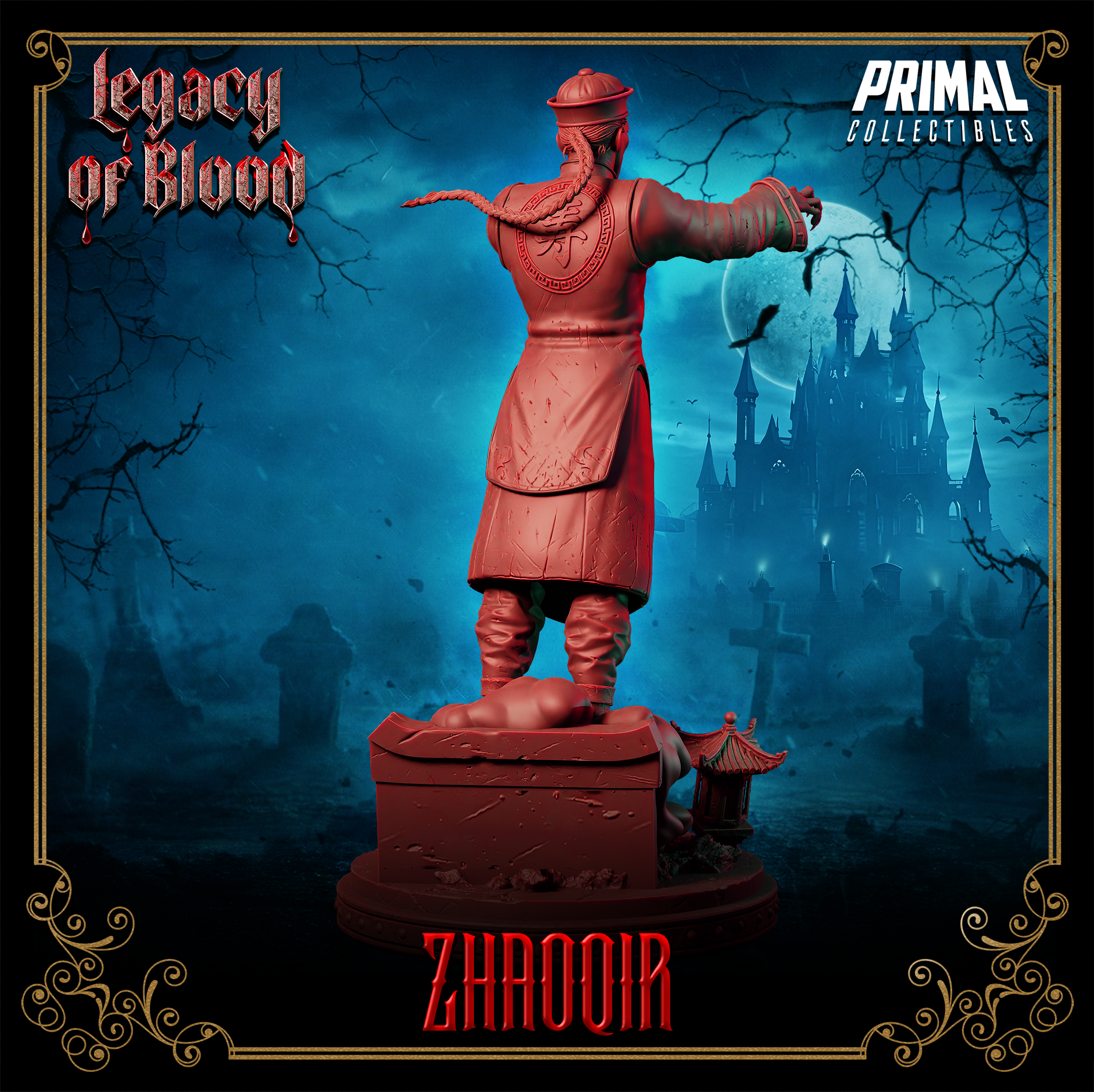 Zombie Zhaoqir – Undead Qing Dynasty Vampire Miniature