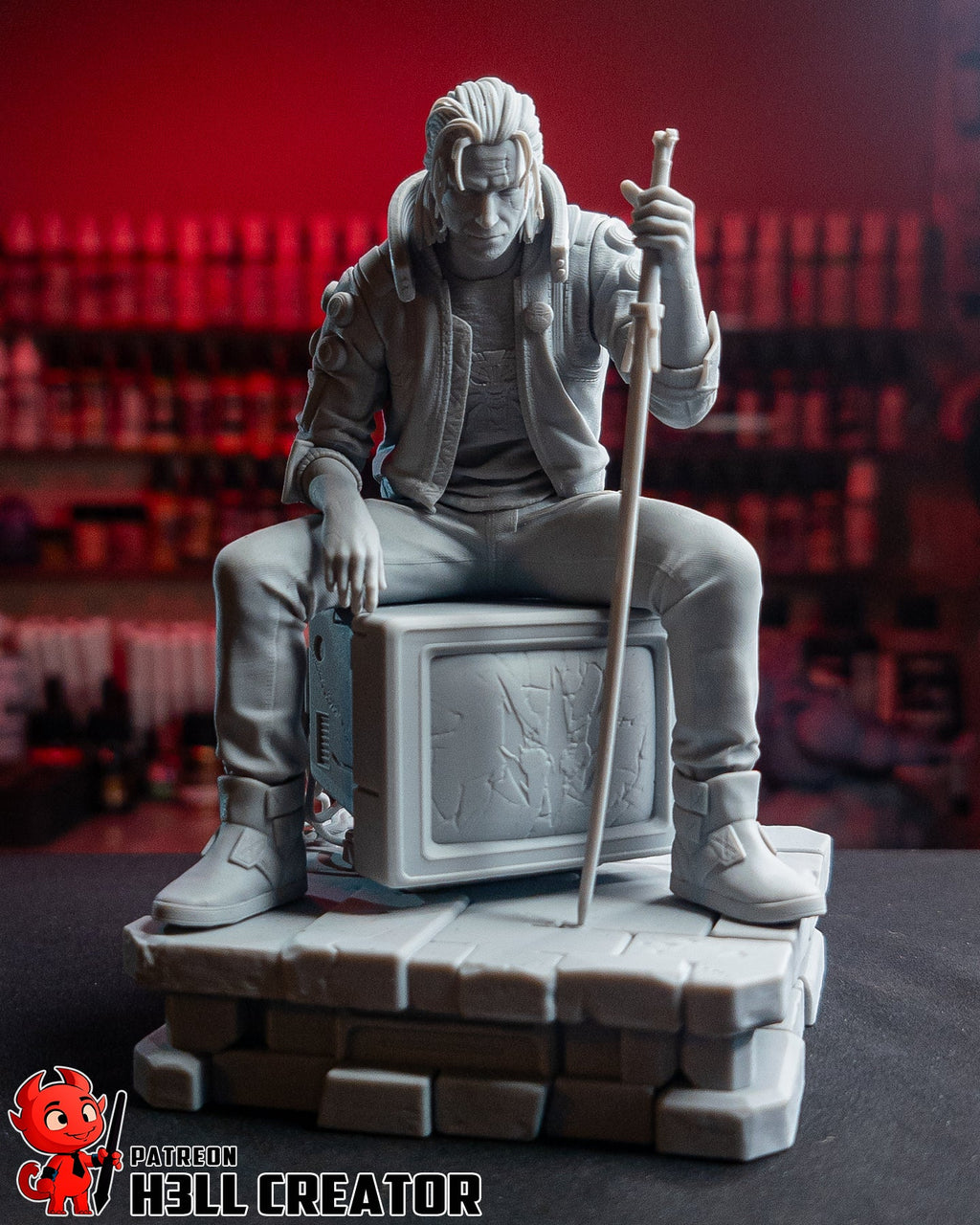 Silver Ronin (Cyberpunk Geralt) - Cyberpunk 2077 - 1:8 Scale
