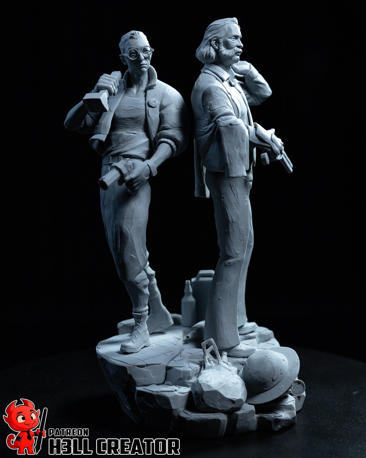 Harry and Kim - Disco Elysium - 1:8 Scale, Bust