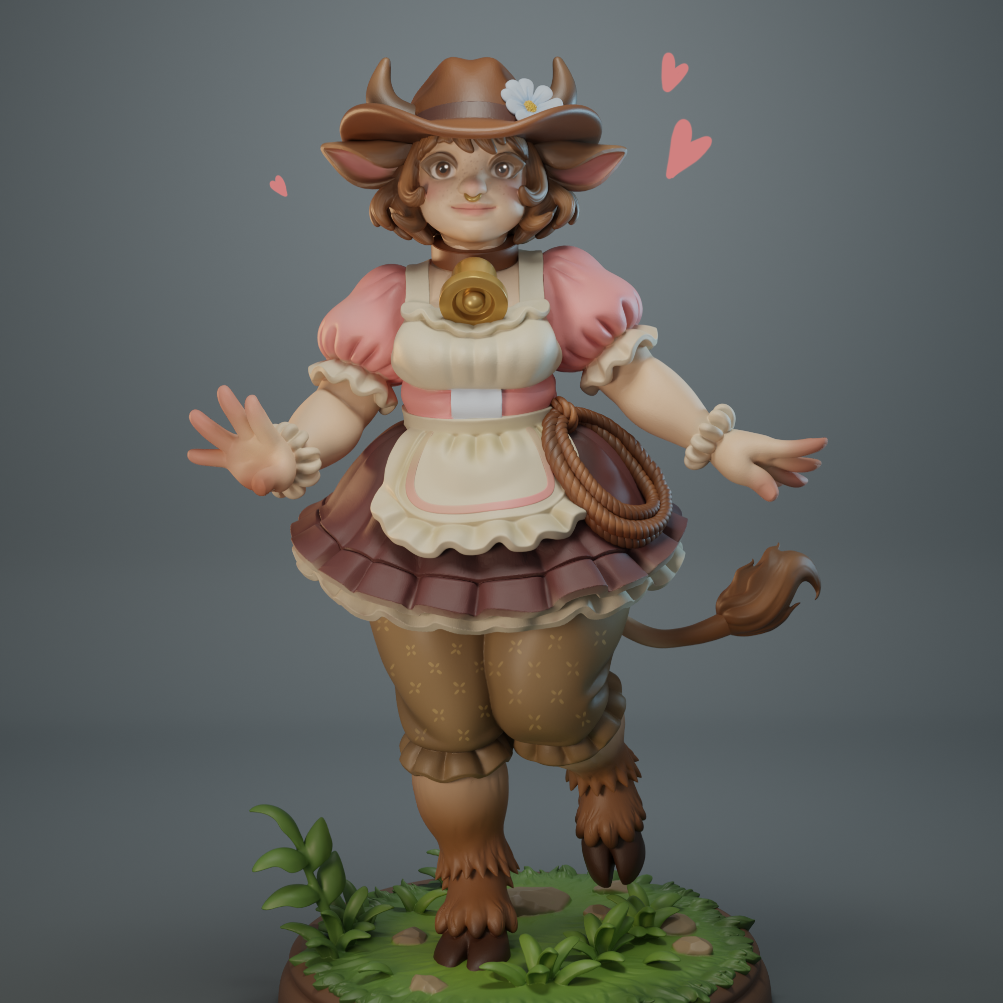 Daisybell - Cowgirl Faun Miniature