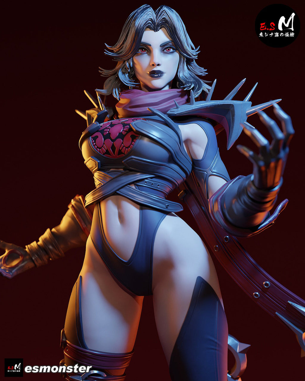 Malice Invisible Woman (Pose 1) - Marvel Rivals (SFW/NSFW 18+ Only) - 1:6 Scale Figure