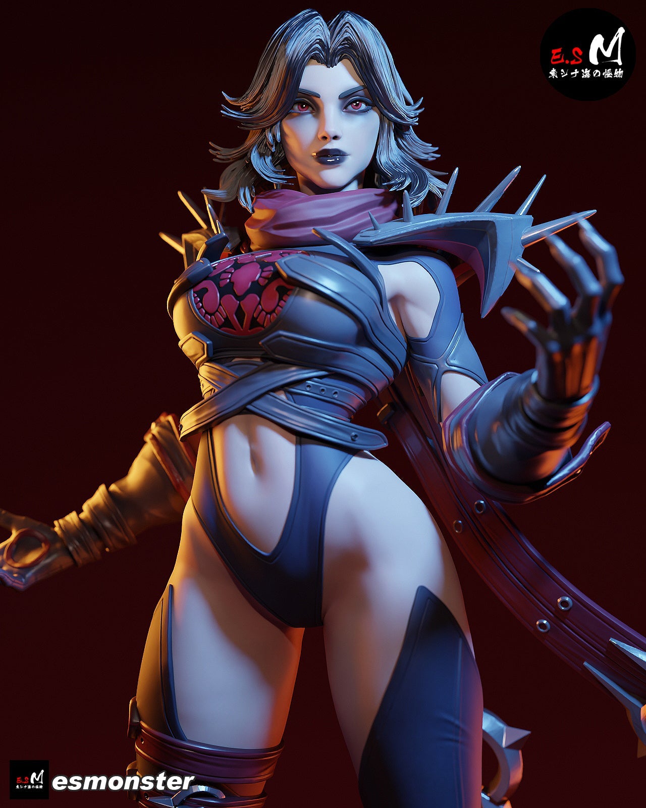 Malice Invisible Woman (Pose 1) - Marvel Rivals (SFW/NSFW 18+ Only) - 1:6 Scale Figure