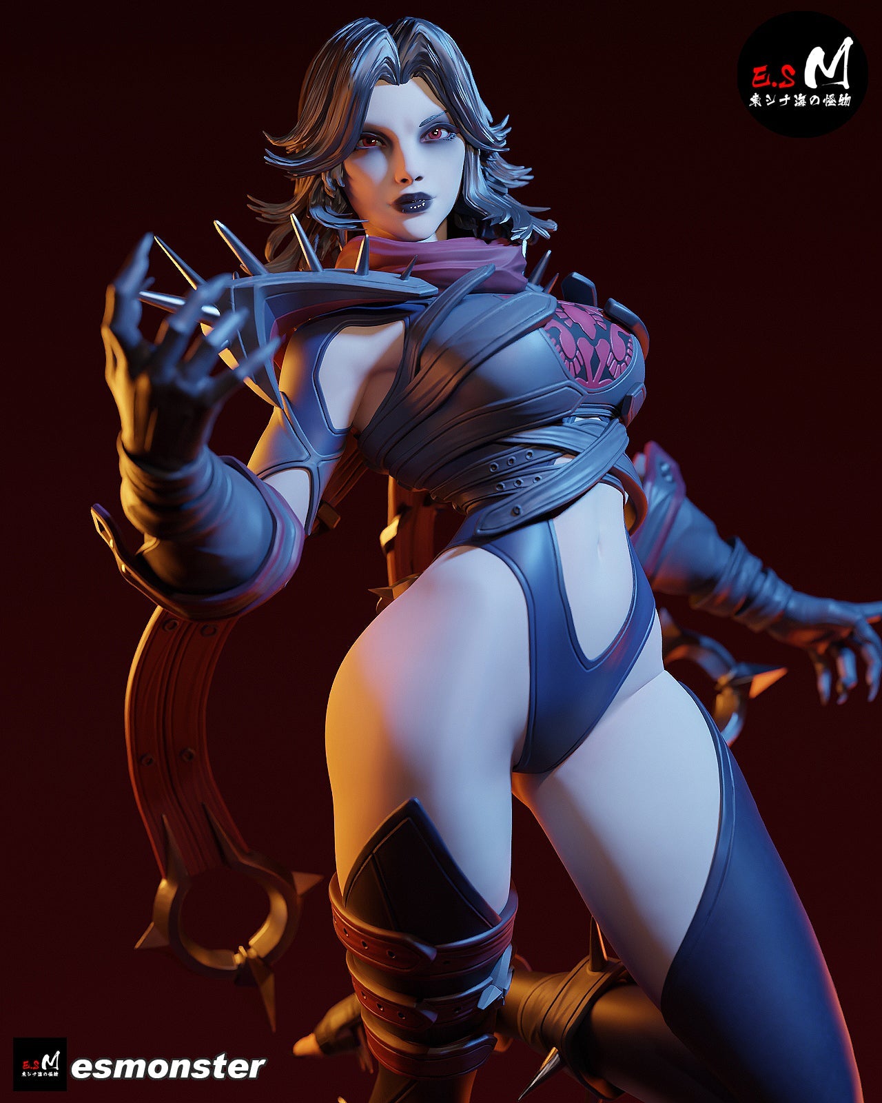 Malice Invisible Woman (Pose 2) - Marvel Rivals (SFW/NSFW 18+ Only) - 1:6 Scale Figure