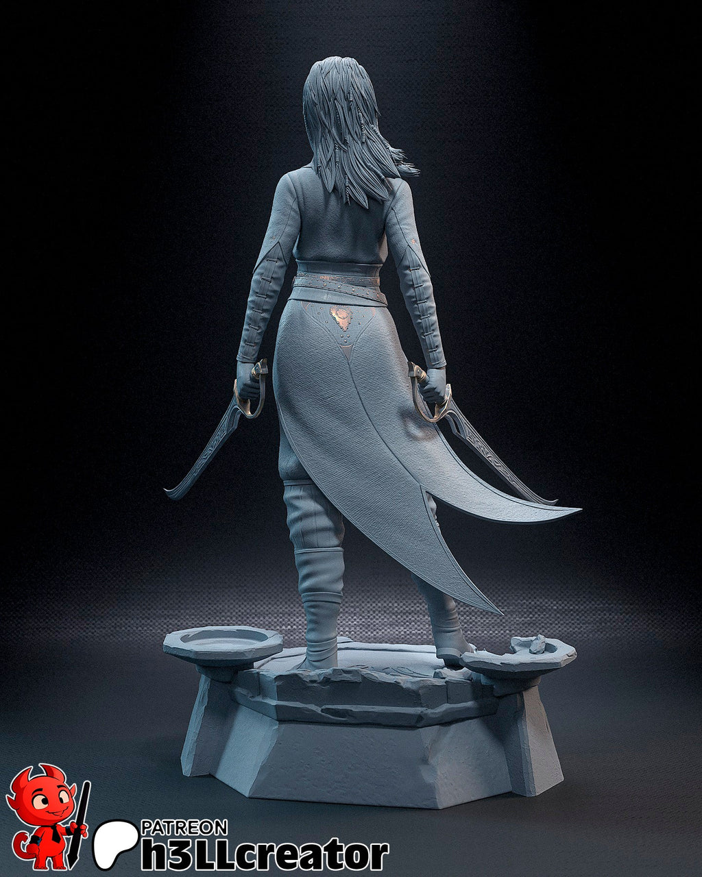 Jaheira - Baldur's Gate - 1:8 scale & Bust