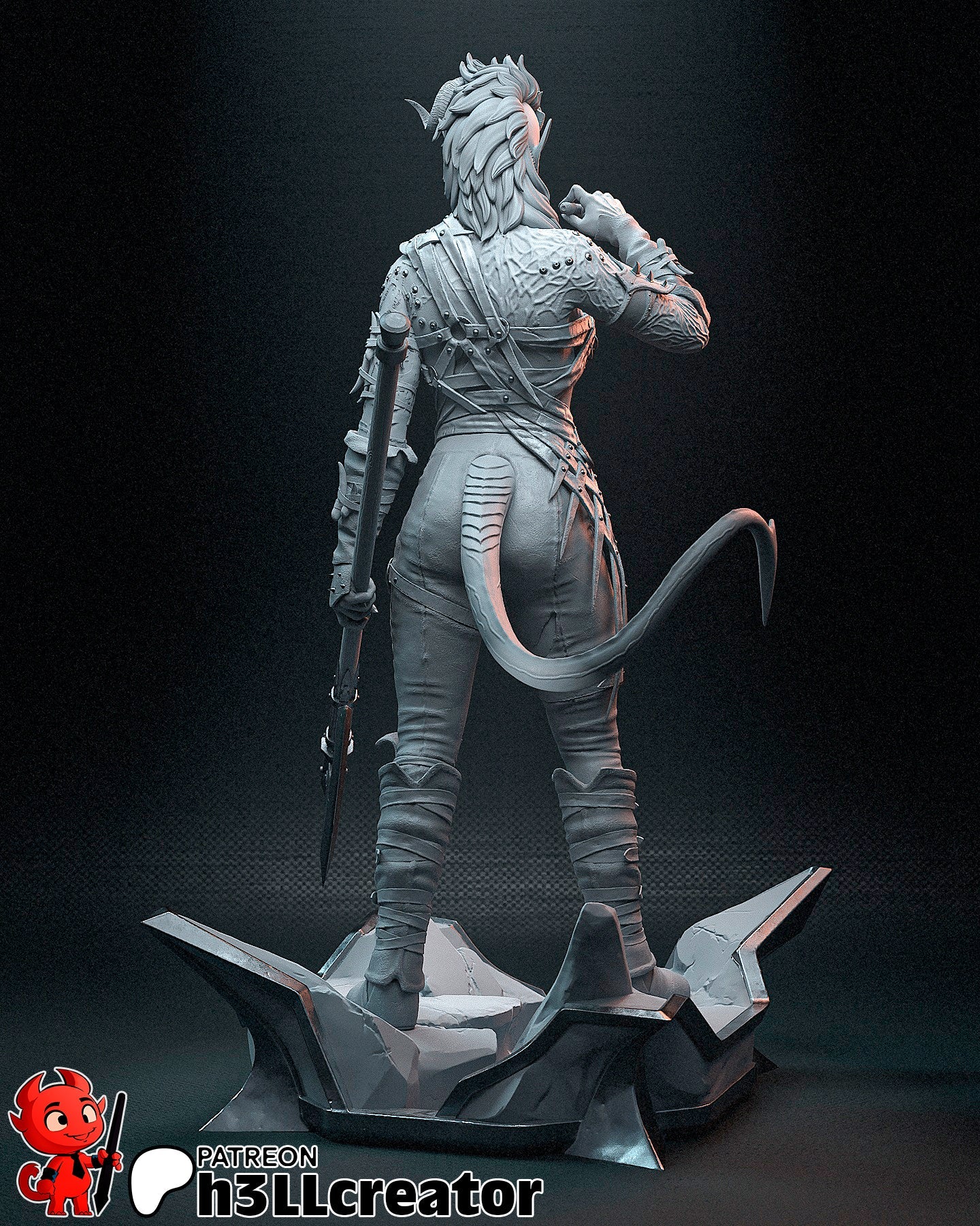 Karlach - Baldur's Gate - 1:8 scale & Bust