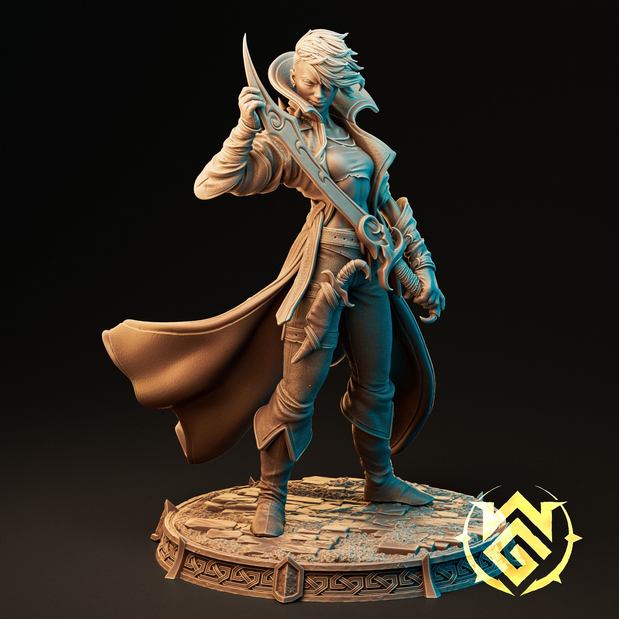 Black Lotus Katerina – Fantasy Rogue Miniature & Bust