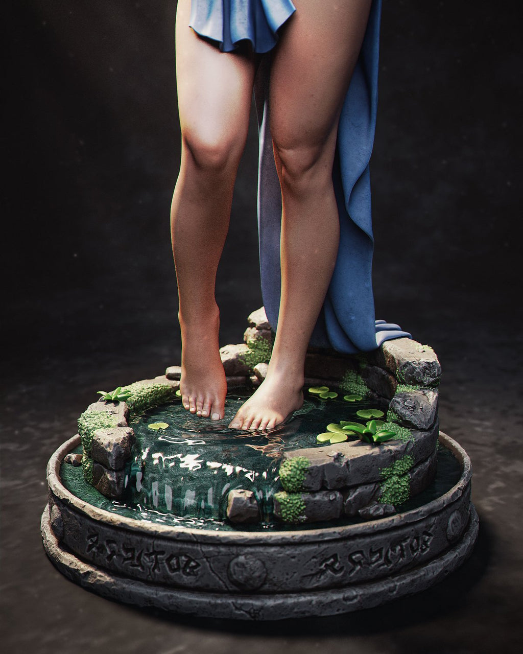 Atlantean Princess (SFW/NSFW 18+ Only) - 1:6, 1:9 Scale Figures & Bust