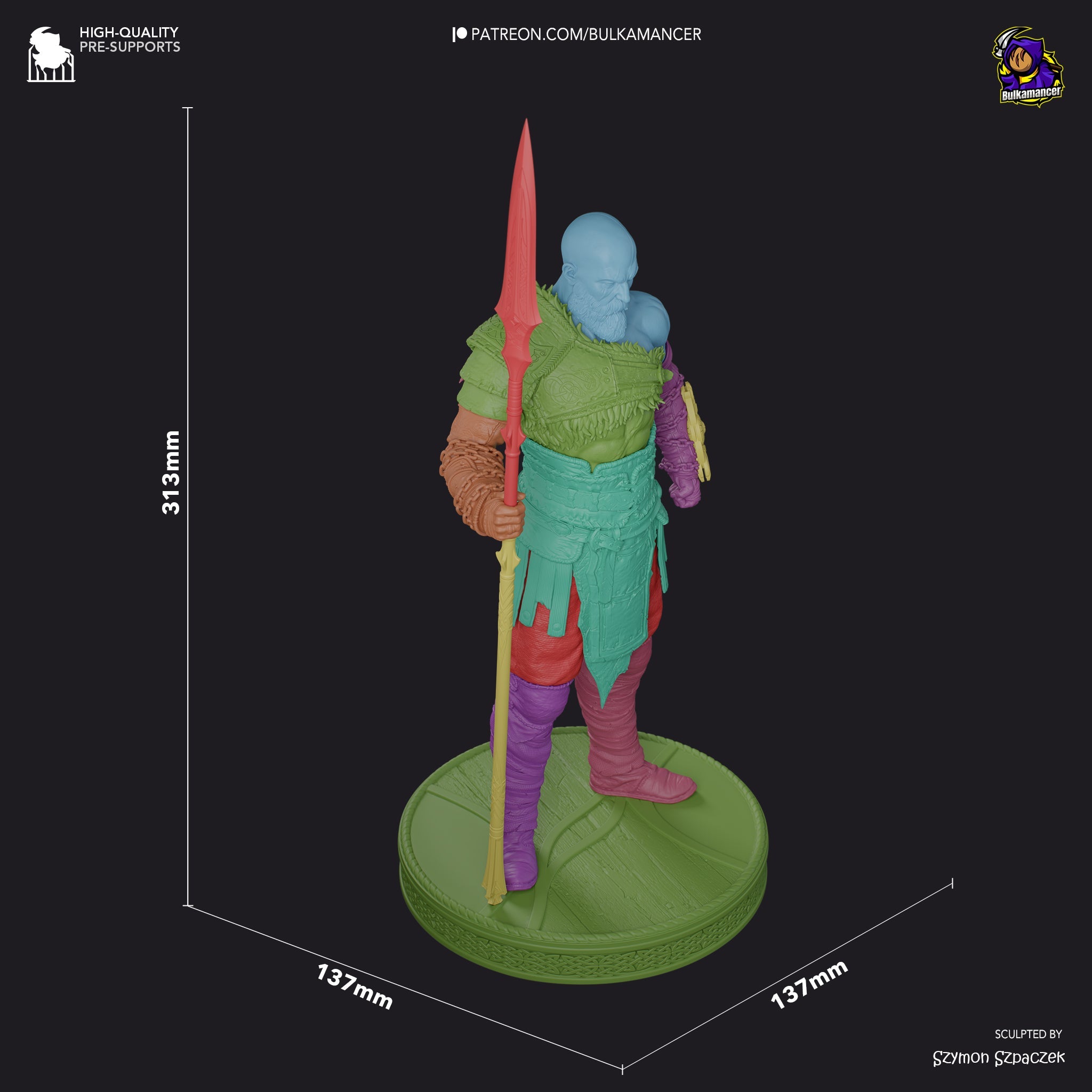Kratos - GoW - 1:8 Scale Figure