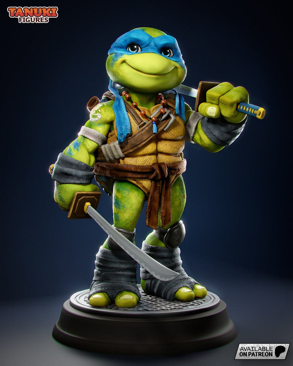 Toon Leonardo - Ninja Turtles - 1:12 Scale