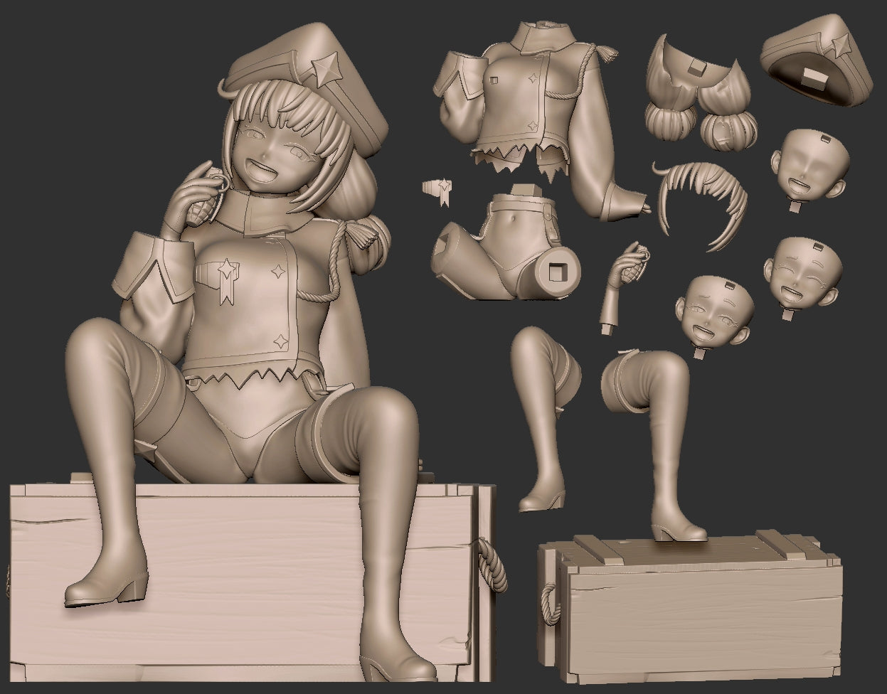 Leopard - Mahou Shoujo ni Akogarete (SFW/NSFW 18+ Only) - 1:7 Scale