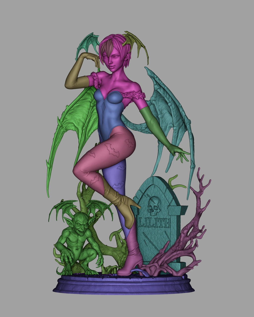 Lilith Aensland - Darkstalkers - 1:6 & 1:9 Scale Figures