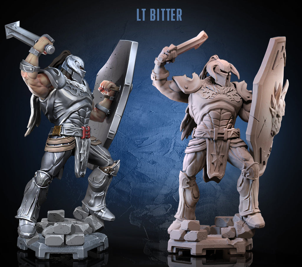 Lt. Bitter - Golden Axe Inspired Miniature